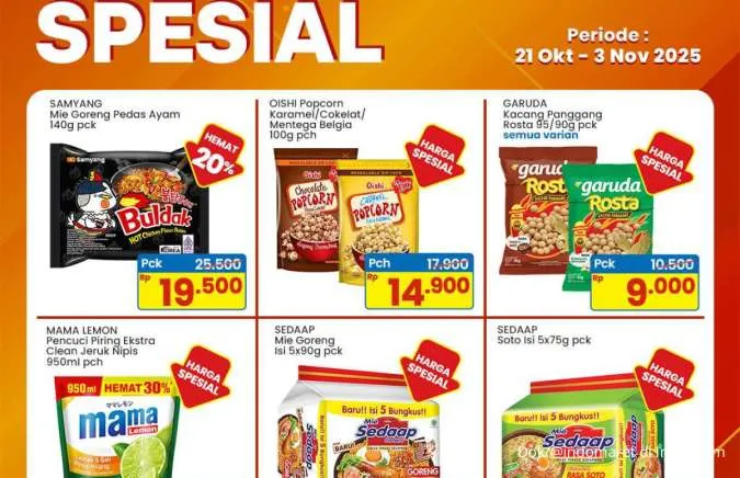 Promo Indomaret Harga Spesial 28 Juli-10 Agustus 2026, Snack-Diapers Diskon 40%