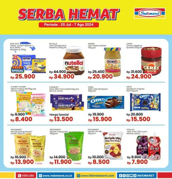 Promo Indomaret Super Hemat Periode 25 Juli-7 Agustus 2024