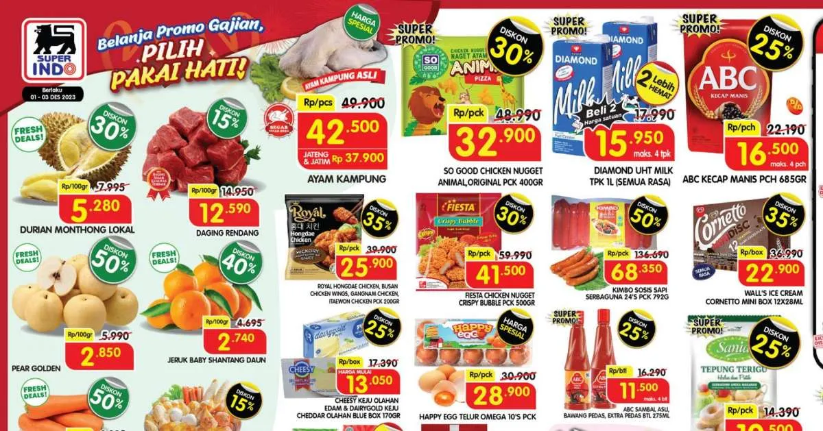 Promo JSM Superindo Terbaru 1-3 Desember 2023, Diamond Milk Beli 2 Lebih Hemat!
