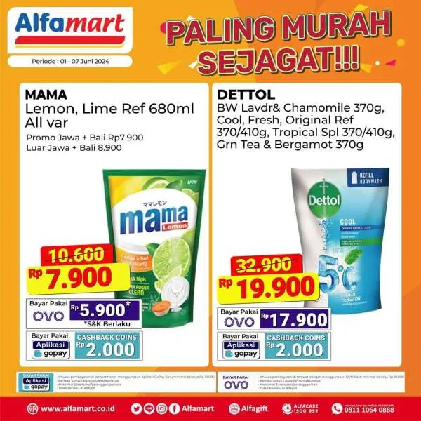 Promo Alfamart Paling Murah Sejagat Periode 1-7 Juni 2024