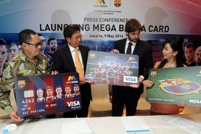 Genjot kartu kredit, Bank Mega Gandeng Barcelona