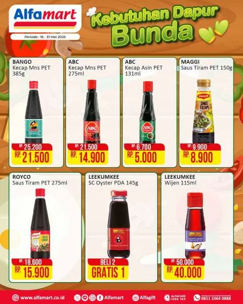 Promo Alfamart Kebutuhan Dapur Periode 16-31 Mei 2025