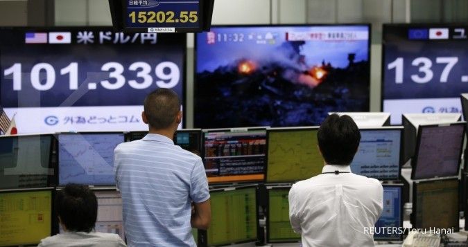 Pasar tunggu kinerja emiten, bursa Jepang memerah