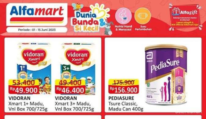 Promo Alfamart sampai 15 Juni, Belanja Susu hingga Body Care Anak Lebih Murah