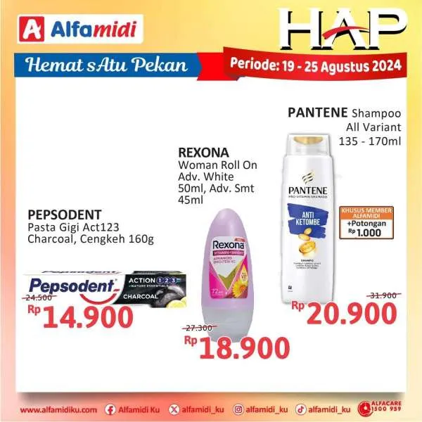 Promo Alfamidi Hemat Satu Pekan Periode 19-25 Agustus 2024