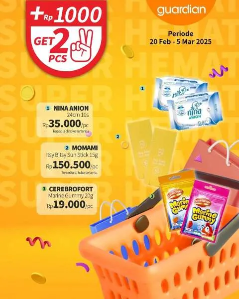 Promo Guardian Super Hemat Periode 20 Februari-5 Maret 2025