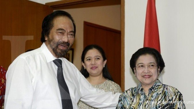 Megawati bertemu Surya Paloh di Surabaya