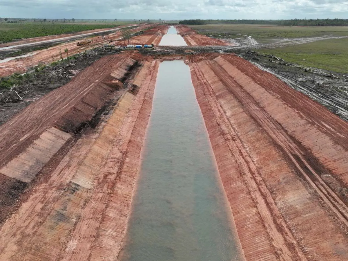 Penyelesaian Proyek Irigasi Rawa Merauke Dikebut