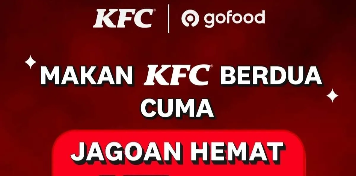 Promo KFC x Gofood Paket Jagoan Hemat Hanya Rp 47.000-an, Makan Hemat Berdua
