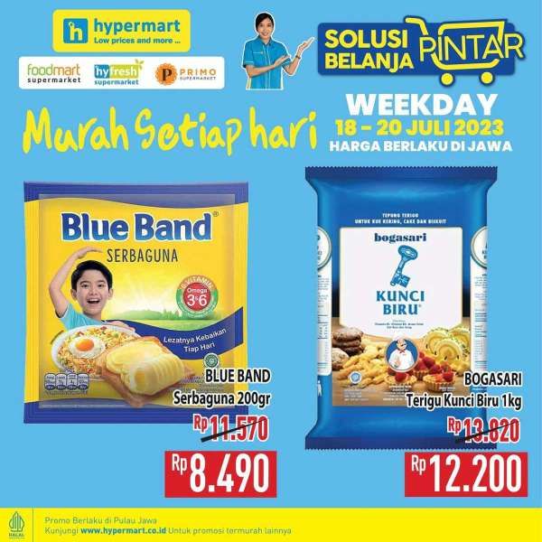 Katalog Harga Promo Hypermart 18-20 Juli 2023, Promo Weekday Murah