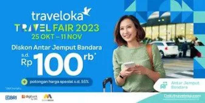 Promo Traveloka Travel Fair 2023, Diskon Antar Jemput Bandara hingga Rp 100.000