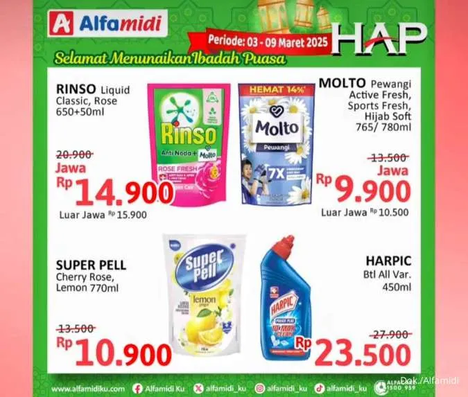 Promo Alfamidi Hemat Satu Pekan Periode 3-9 Maret 2025
