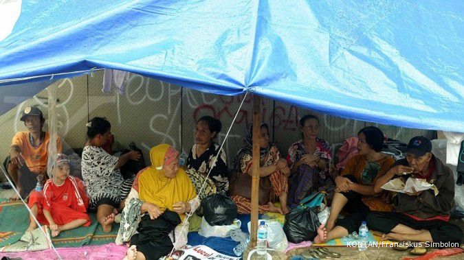 Ciliwung meluap, 101 warga Kampung Pulo mengungsi