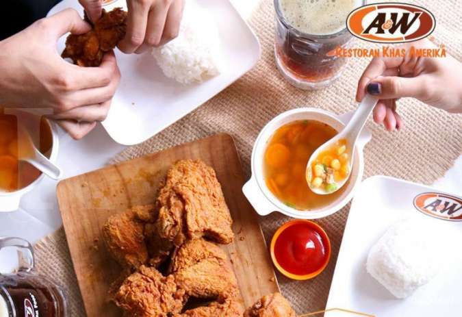 Promo A&W WednesDeal, Beli 1 Gratis 1 Deluxe Burger dan Cheese Burger Cuma Rp 36.500