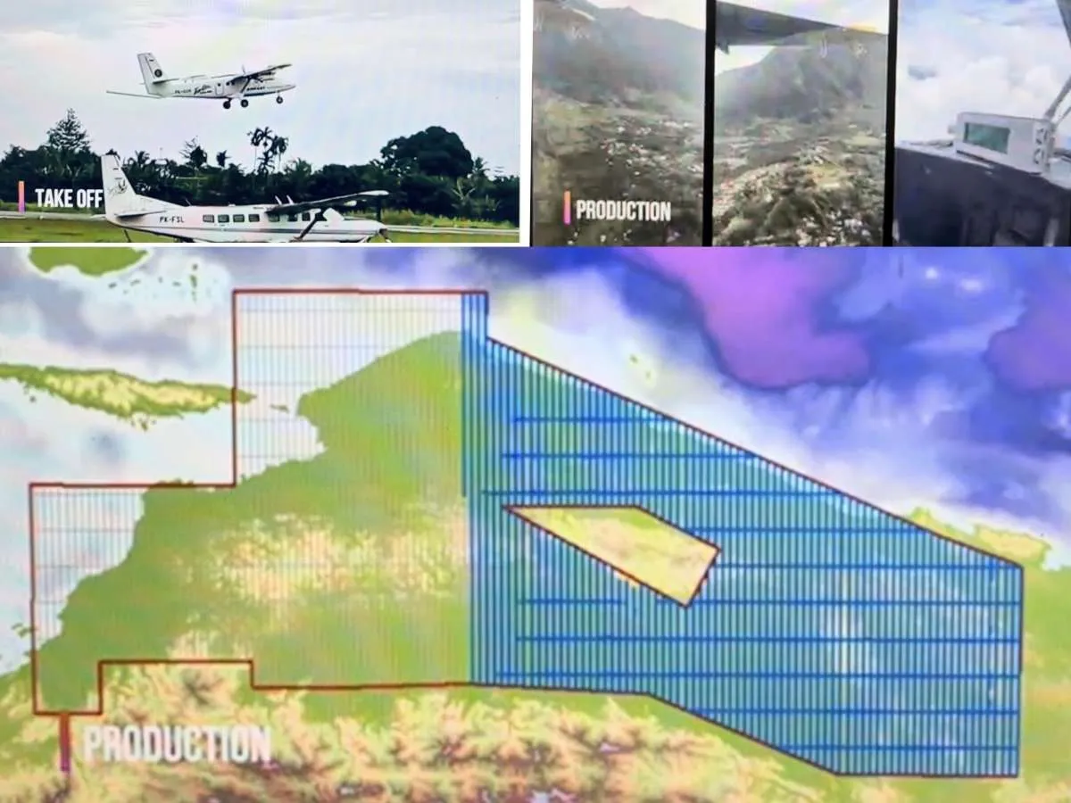  Perdana, Elnusa Lakukan Survey Sub Surface Menggunakan Teknologi Pesawat Udara  