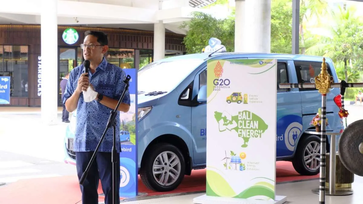 Bluebird dan AP I Resmikan Operasional Taksi Listrik di Bandara I Gusti Ngurah Rai