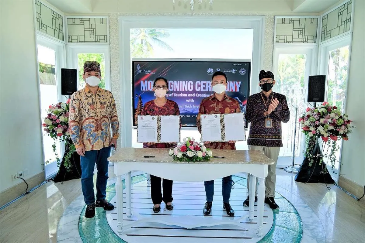 Huawei,Kemenparekraf Berkolaborasi Bangkitkan Pariwisata & Ekonomi Kreatif Indonesia