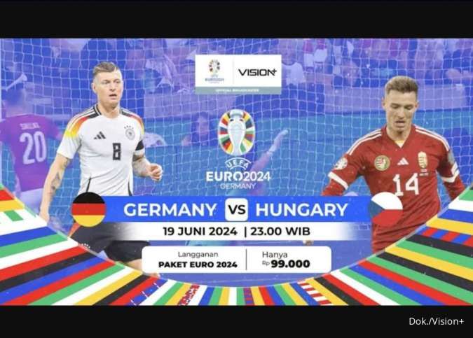 Nonton Streaming Jerman vs Hungaria, EURO 2024 Rabu (19/6) Pukul 23:00 WIB