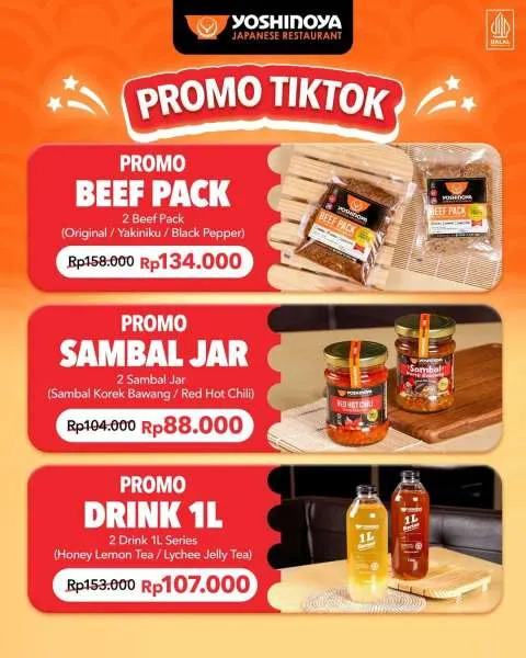 Promo Yoshinoya Beef Pack-Minuman