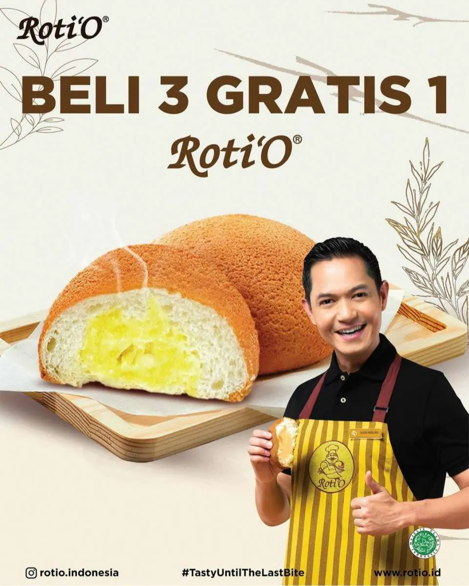 Promo Roti’O September 2021 Ada Gratis Roti Diskon Kopi via GoFood & ShopeeFood