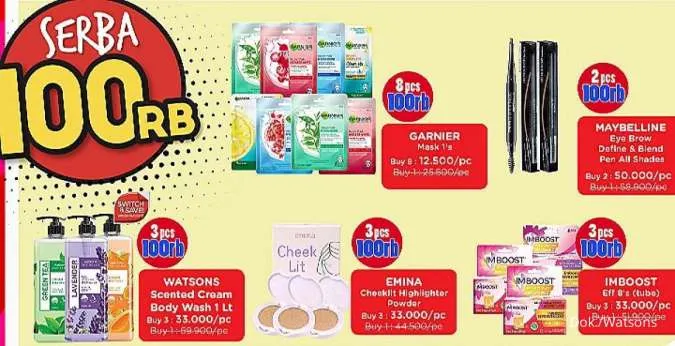 Promo Watsons Weekend Special Periode 10-13 Maret 2022