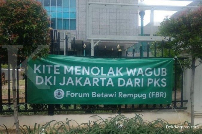 Kandidat Wagub Jakarta dari PKS ditolak lagi, kali ini dari FBR