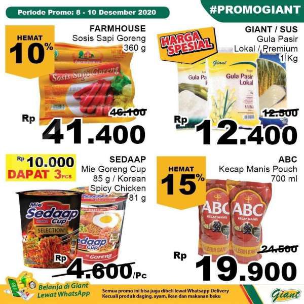 Promo Giant weekday 8-10 Desember 2020 