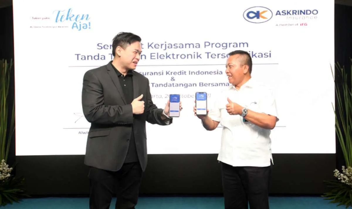 Askrindo gandeng TekenAja! dalam menerapkan solusi tandatangan digital