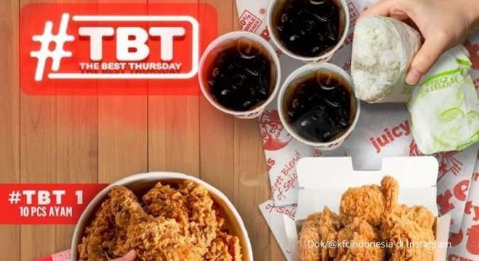 Promo KFC TBT di Bulan Maret 2022, Nikmati Makan Bersama dengan Harga Spesial 