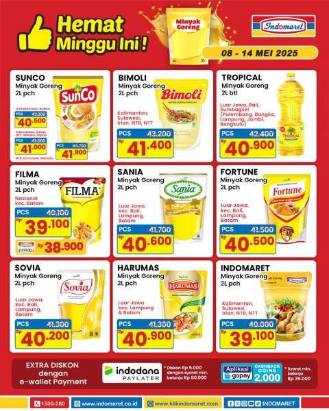 Promo Minyak Goreng di Indomaret 8-14 Mei 2025 Hemat Minggu Ini