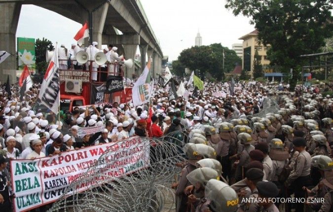Usai demo FPI, jalan depan Mabes Polri dibuka lagi