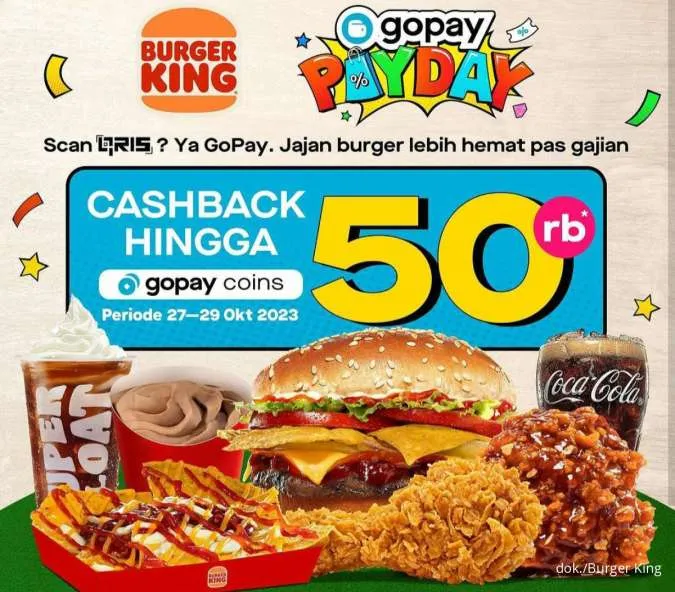 Promo Burger King Gopay Payday