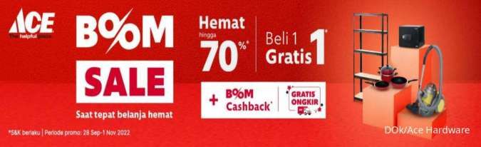 Promo Ace Hardware Minggu Ini, Dapatkan Cashback Rp 50.000