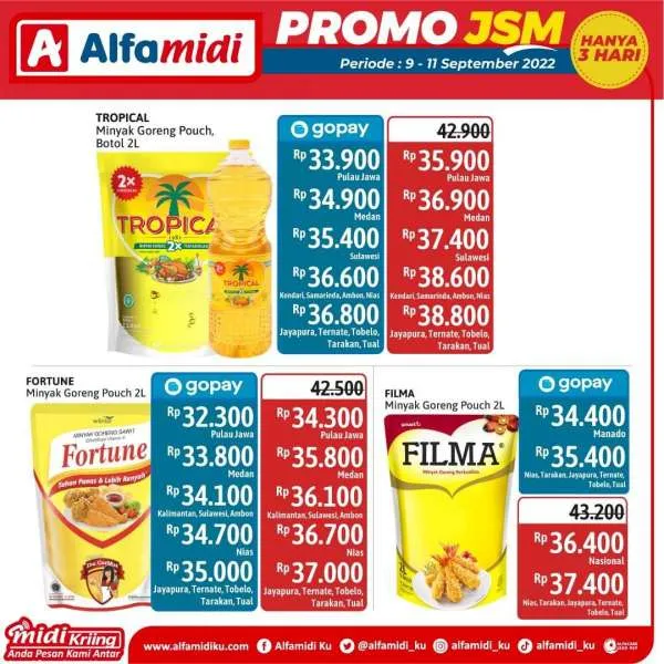 Promo JSM Alfamidi Periode 9-11 September 2022