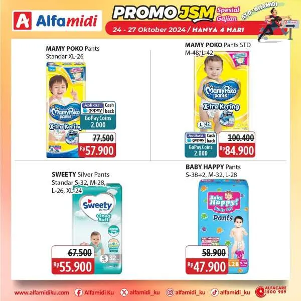 Promo JSM Alfamidi Spesial Gajian Periode 24-27 Oktober 2024