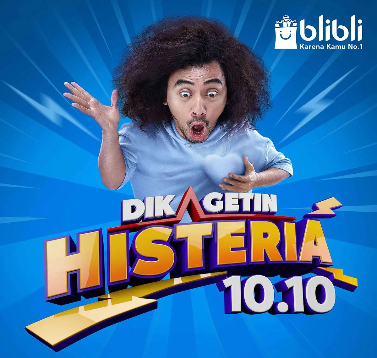 Sambut harbolnas, Blibli hadirkan program dikagetin Histeria 10.10