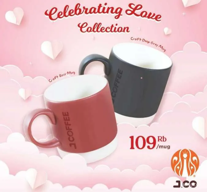 Promo J.CO Valentine Edisi Mug Cantik