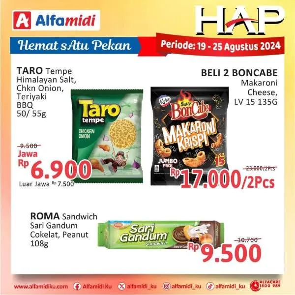 Promo Alfamidi Hemat Satu Pekan Periode 19-25 Agustus 2024