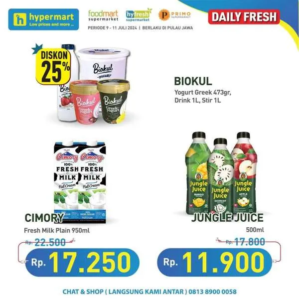 Promo Hypermart Hyper Diskon Weekday Periode 9-11 Juli 2024