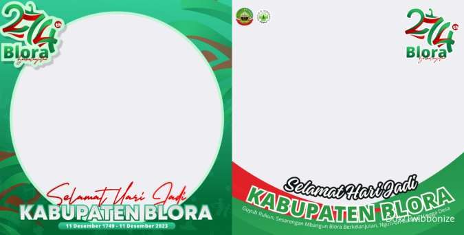 15 Twibbon Hari Jadi Blora 2023, Rayakan dan Pasang Bingkai Fotonya 