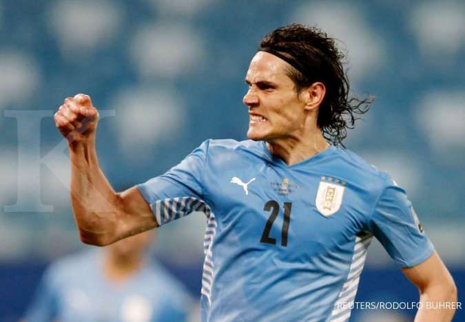Jadwal Copa America 2021 Uruguay vs Paraguay di Grup A. Edison Cavani akan absen