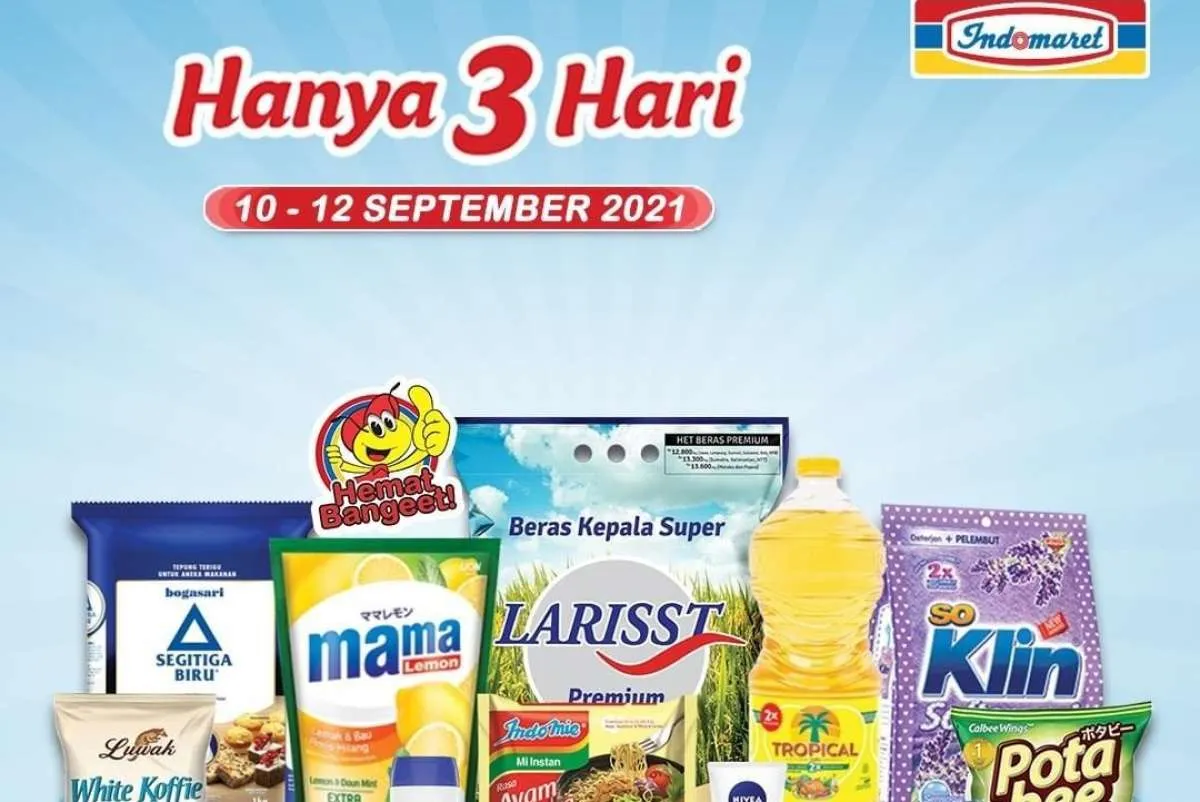 Promo JSM Indomaret berlaku 10-12 September 2021, belanja dengan harga lebih murah