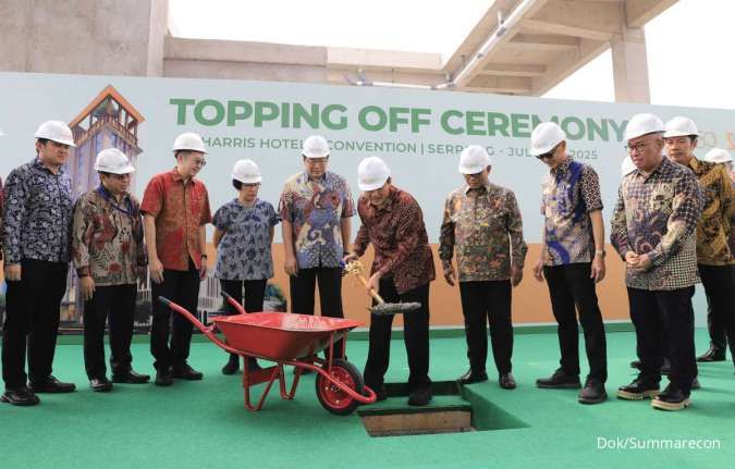 Harris Hotel Serpong Sudah Topping Off, Ditargetkan Beroperasi Januari 2026