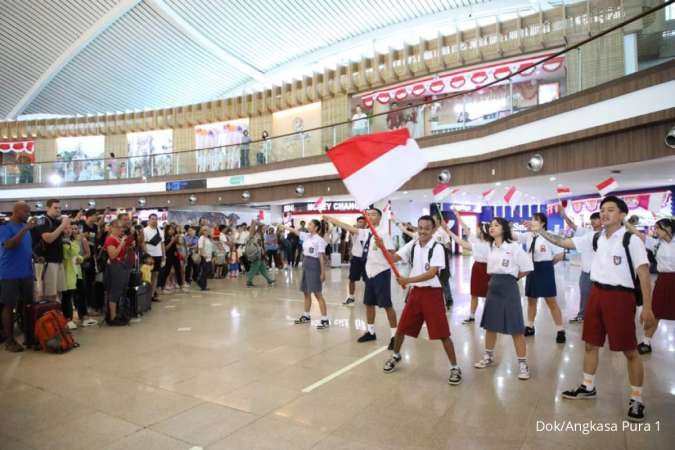 Nuansa Khidmat dan Meriah Hiasi Peringatan HUT Kemerdekaan RI di Bandara AP1