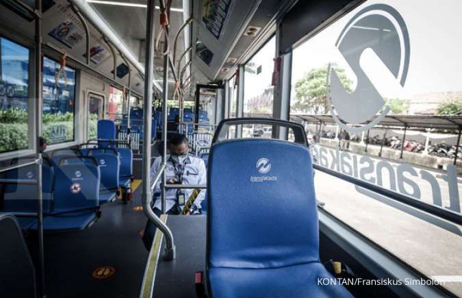 100 Bus listrik transjakarta bakal beroperasi di DKI mulai tahun depan