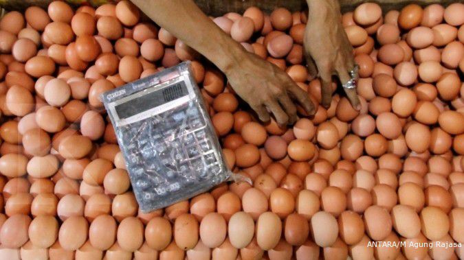 Harga daging dan telur ayam di Bogor masih tinggi