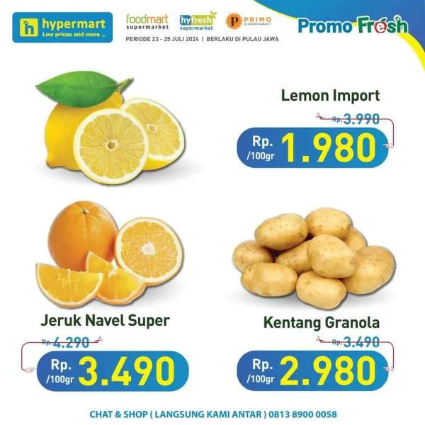 Promo Hypermart Hyper Diskon Weekday Periode 23-25 Juli 2024