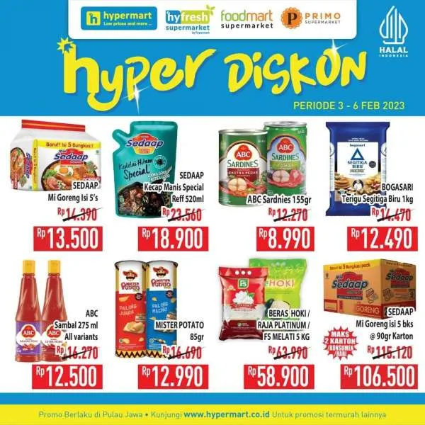 Promo Hypermart Hyper Diskon Weekend Periode 3-6 Februari 2023