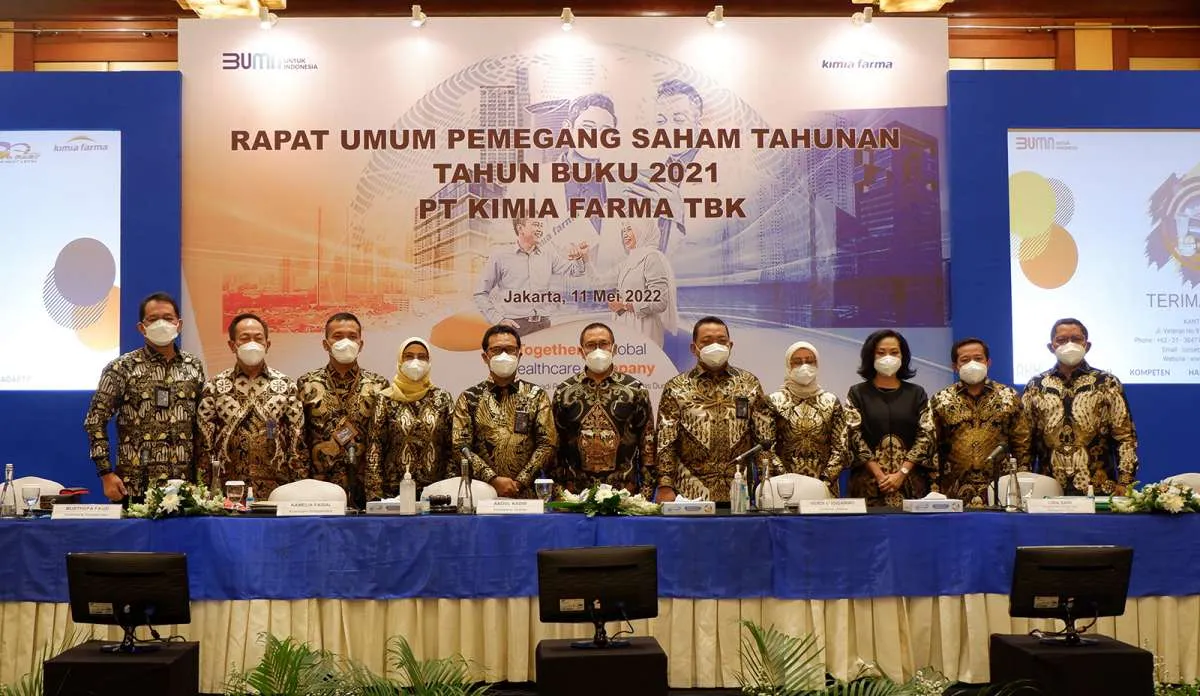 Gelar RUPST, Kimia Farma (KAEF) Sepakati Tebar Dividen Rp 90 Miliar 