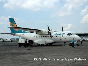 Sebagian besar pesawat Merpati sudah uzur